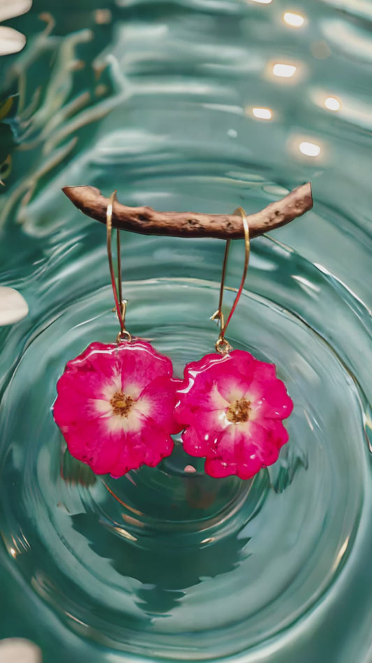 Hibiscus Earrings